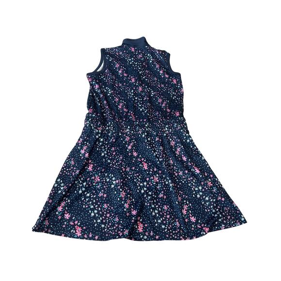 Callaway Opti-Dri Sleeveless Golf Dress Blue Floral Print Womens Size M Medium - Picture 5 of 6